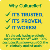 Culturelle Probiotics Health & Wellness Dietary Supplement | 30 Once Daily Vegetarian Capsules