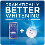 Crest 3D Whitestrips with Light Dental Whitening Kit | 1 Light & 20 Strips: 10 Treatments (Each with 1 Upper/1 Lower)