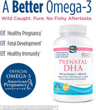 Nordic Naturals Prenatal DHA | 830 mg Omega-3 + 400 IU D3