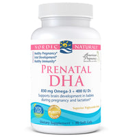 Nordic Naturals Prenatal DHA | 830 mg Omega-3 + 400 IU D3