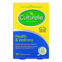 Culturelle Probiotics Health & Wellness Dietary Supplement | 30 Once Daily Vegetarian Capsules